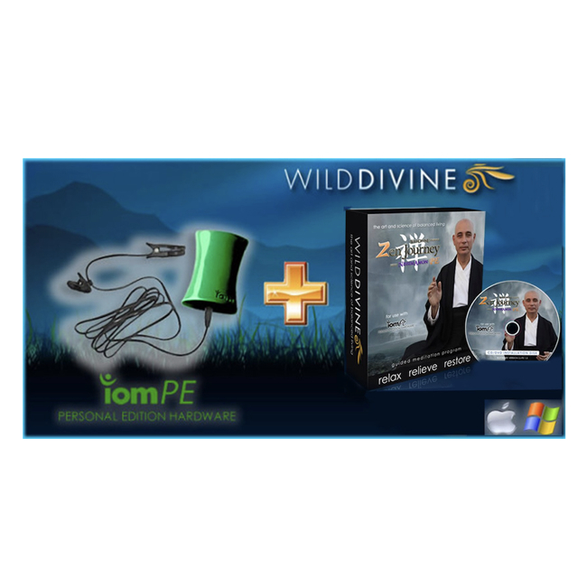 Wild Divine HRV biofeedback bundle - Zen Journey & IOM PE